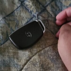 Brown and Silver Car Key Fob